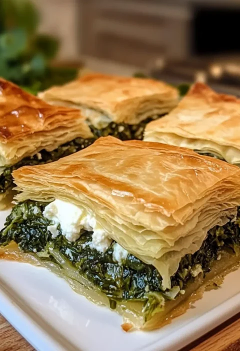 Echter griechischer Spanakopita Rezept Zutaten: - 500 g frischer Spinat - 200 g Feta-Käse - 1 Zwiebel - 3 Eier - 1 Packung Filoteig - 100 g Butter - Salz - Pfeffer - Muskatnuss Anleitung: 1. Den Spinat waschen und grob hacken. 2. Die Zwiebel fein würfeln und in einer Pfanne mit etwas Butter anbraten, bis sie golden ist. 3. Den Spinat zur Zwiebel hinzufügen und kurz mitdünsten, bis er zusammenfällt. 4. Die Pfanne vom Herd nehmen und abkühlen lassen. 5. In einer Schüssel den Feta zerbröckeln und mit den Eiern, Salz, Pfeffer und Muskatnuss vermengen. 6. Die abgekühlte Spinat-Zwiebel-Mischung hinzufügen und gut vermischen. 7. Eine Auflaufform mit Butter einfetten. 8. Ein Blatt Filoteig in die Form legen und mit Butter bestreichen. Diesen Schritt wiederholen, bis die Hälfte des Teigs verbraucht ist. 9. Die Spinatmischung gleichmäßig auf den Teig geben. 10. Die restlichen Filoteigblätter auf die Füllung legen, jedes Blatt mit Butter bestreichen. 11. Die Oberseite mit einem scharfen Messer einschneiden, um Dampf entweichen zu lassen. 12. Im vorgeheizten Ofen bei 180°C etwa 30-40 Minuten backen, bis die Oberseite goldbraun ist. 13. Aus dem Ofen nehmen, etwas abkühlen lassen und warm servieren.