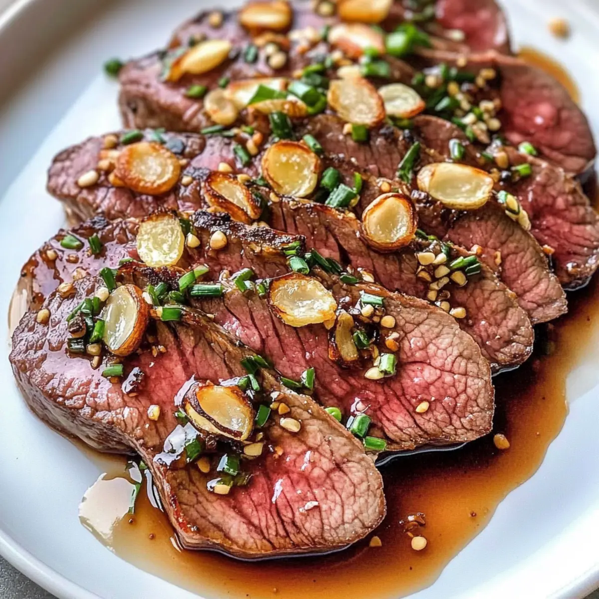 Beef Tataki with Garlic Chips Ponzu s2fouq