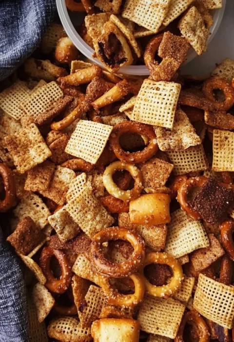 Bold und Buttrig Selbstgemachter Chex Mix