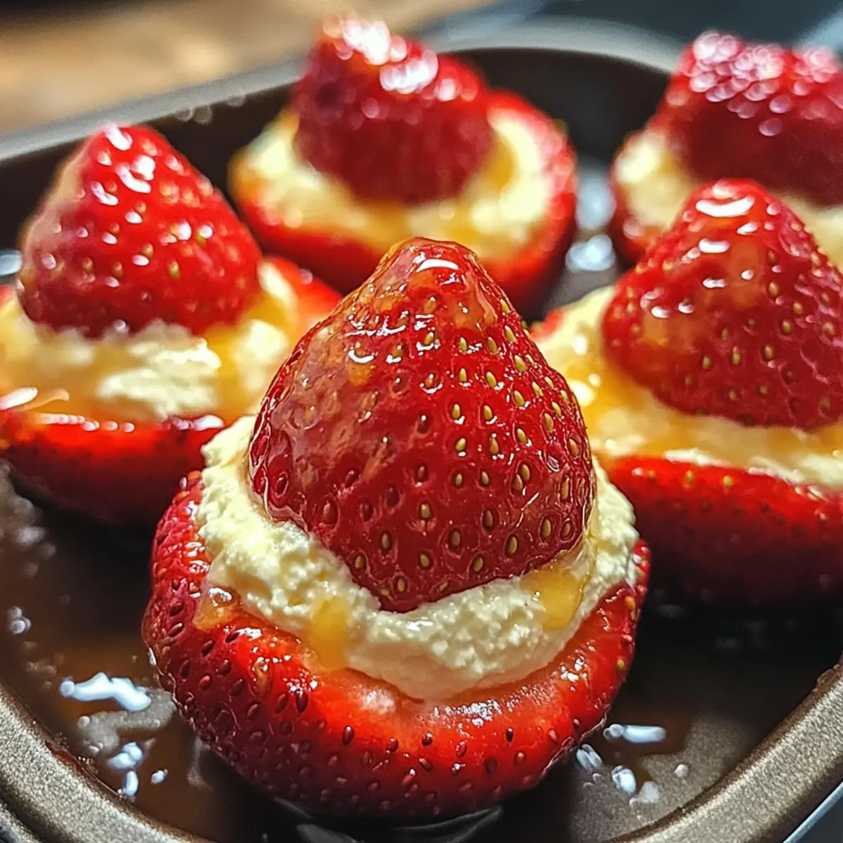 Käsekuchen gefüllte Erdbeeren für den perfekten Genuss 4 Cheesecake Stuffed Strawberries ozllub
