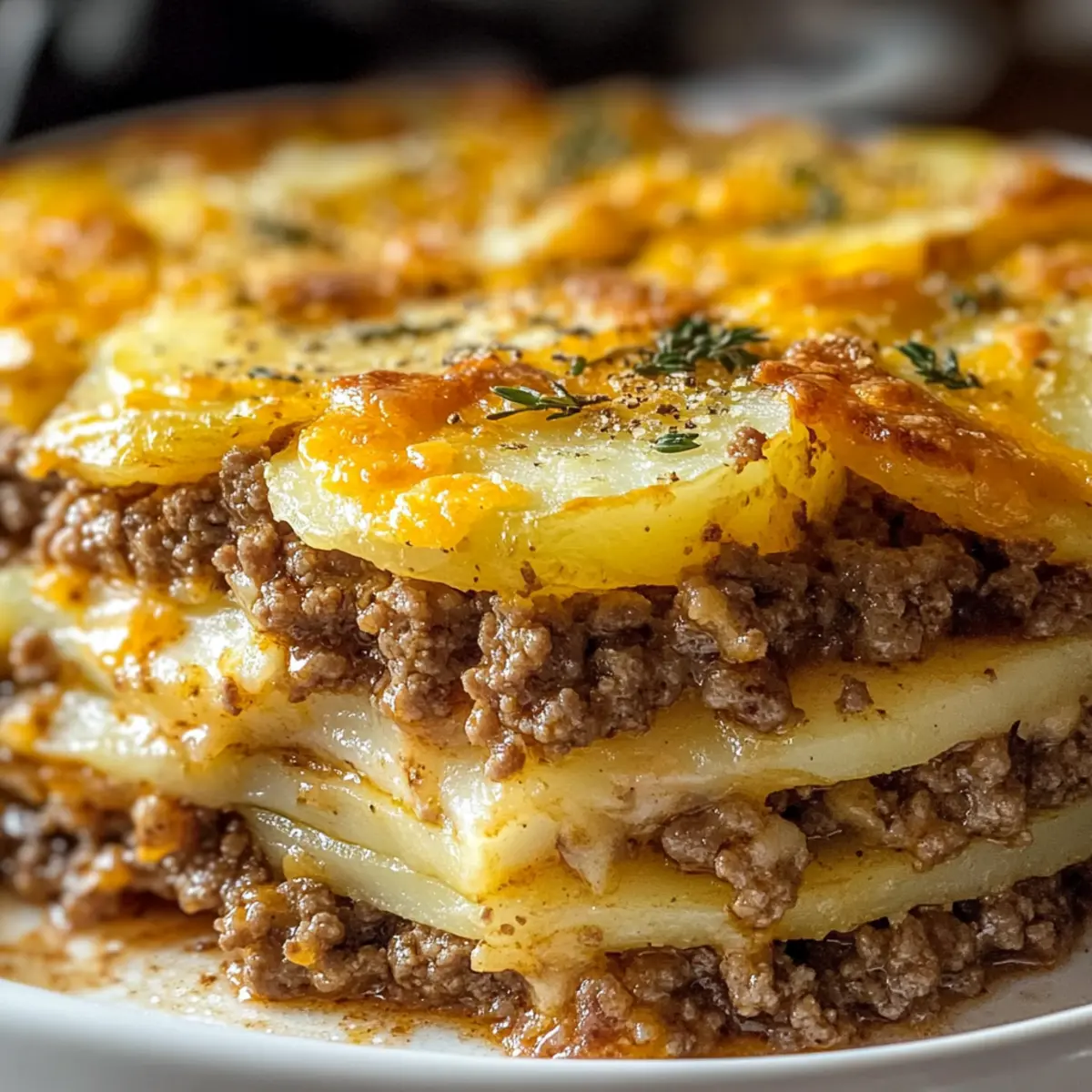 Käseburger Kartoffelauflauf - Ein Komfort-Klassiker 2 Cheesy Hamburger Potato Casserole dhu15e