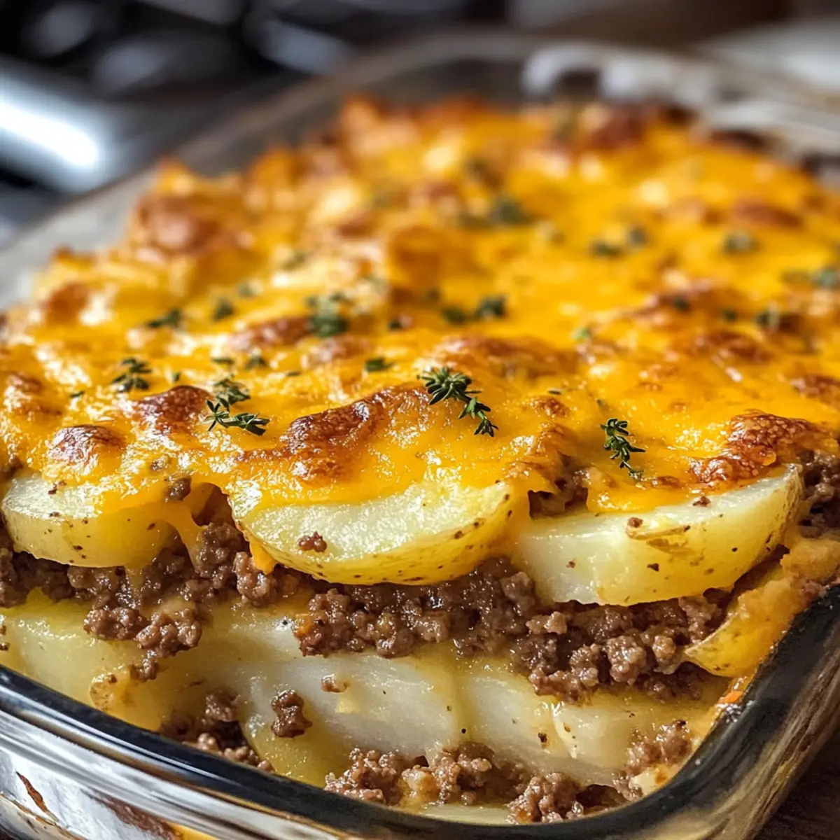 Käseburger Kartoffelauflauf - Ein Komfort-Klassiker 3 Cheesy Hamburger Potato Casserole rrpifk