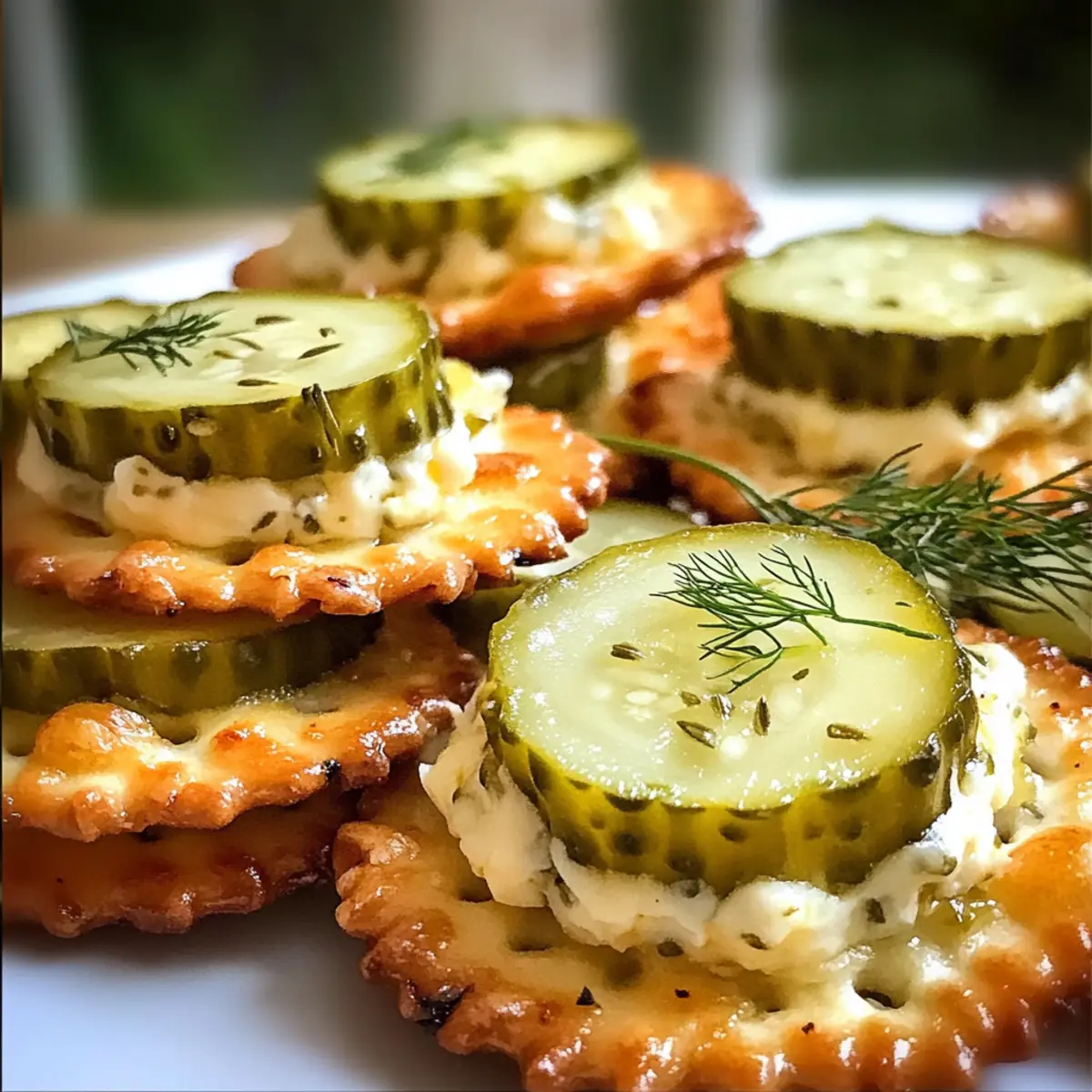 Dillgurken Käse Ritz Häppchen für jeden Anlass 3 Dill pickle cheese Ritz bites i8dm10