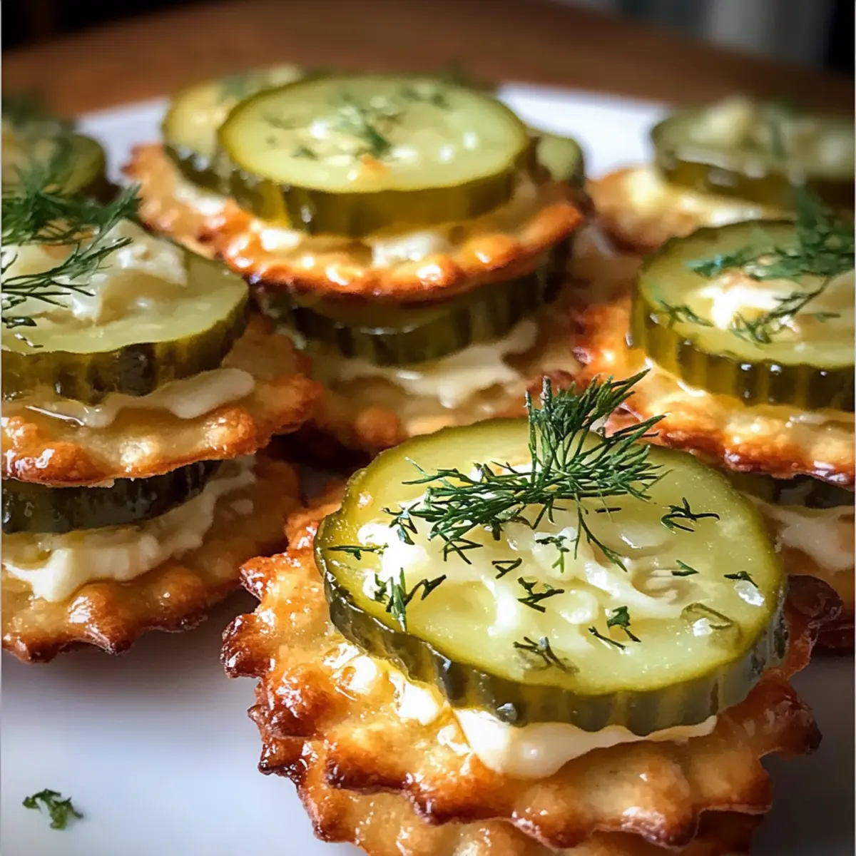 Dillgurken Käse Ritz Häppchen für jeden Anlass 5 Dillgurken Käse Ritz Häppchen