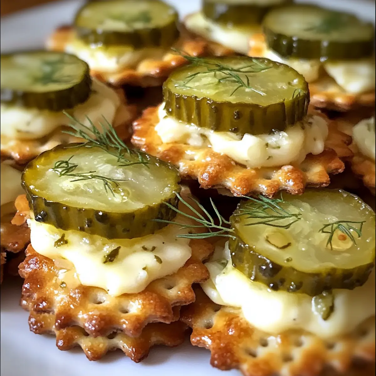 Dillgurken Käse Ritz Häppchen für jeden Anlass 4 Dill pickle cheese Ritz bites ygeeaa
