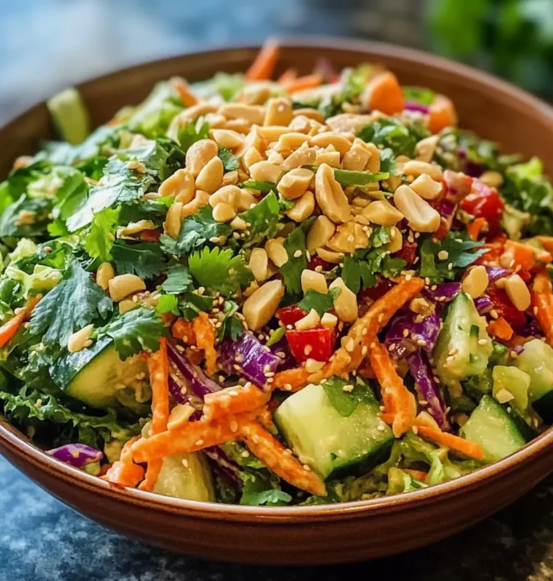 Erdnuss-Knusper-Salat für frischen Crunch Genuss 1 Erdnuss-Knusper-Salat