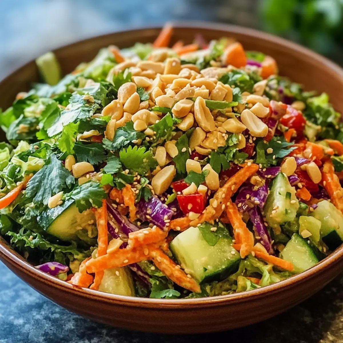 Erdnuss-Knusper-Salat für frischen Crunch Genuss 5 Erdnuss-Knusper-Salat