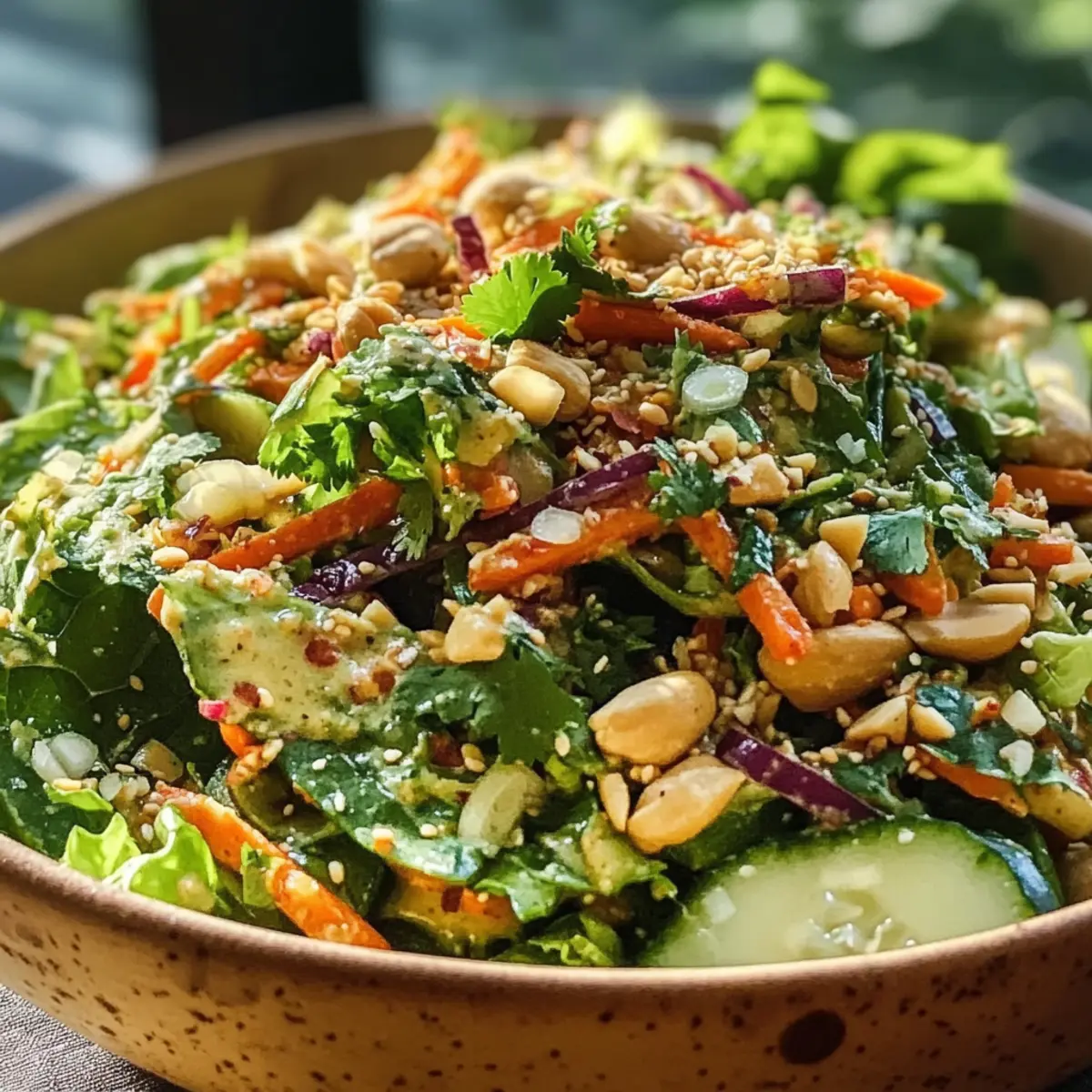 Erdnuss-Knusper-Salat für frischen Crunch Genuss 2 Erdnuss Knusper Salat voknyt