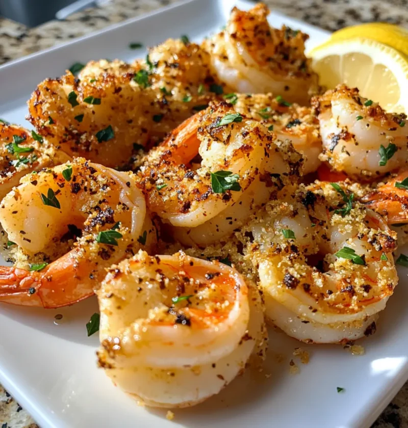 Knoblauch Parmesan geröstete Garnelen einfach genießen 1 Knoblauch Parmesan geröstete Garnelen