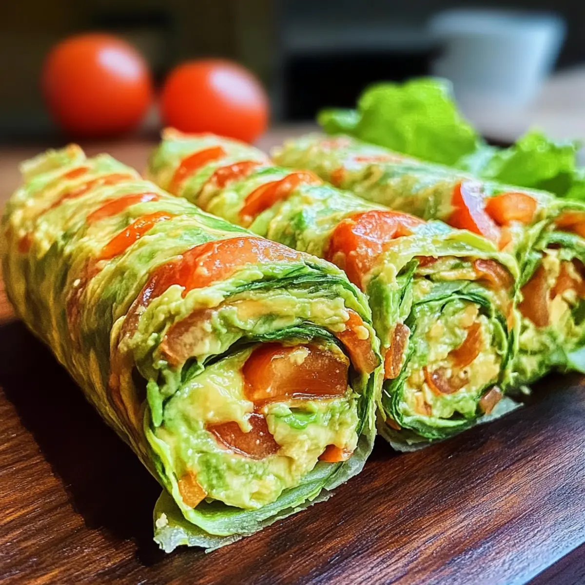 Gesunde Gemüserolle mit cremiger Avocadocreme 4 Gesunde GemA¼serolle gefA¼llt mit Avocadocreme a0awt2