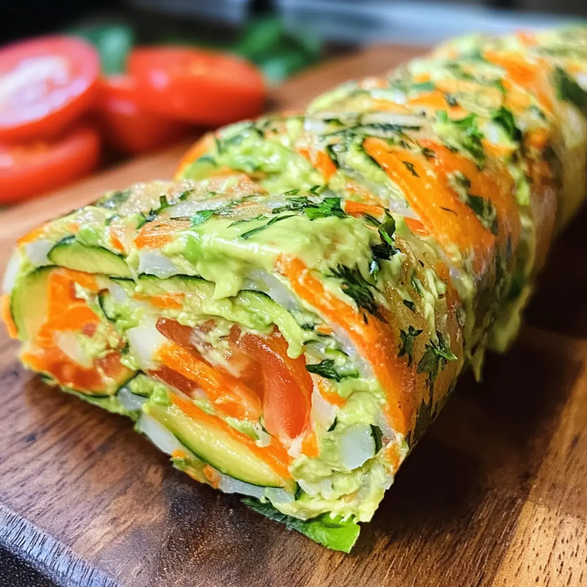 Gesunde Gemüserolle mit Avocadocreme zaubern 4 Gesunde GemA¼serolle gefA¼llt mit Avocadocreme lbvzwe