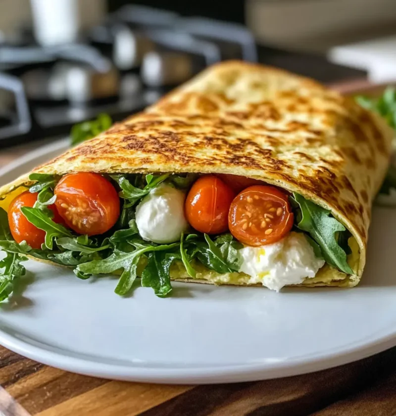 Hüttenkäse Wrap für einen gesunden Genuss 1 Hüttenkäse Wrap