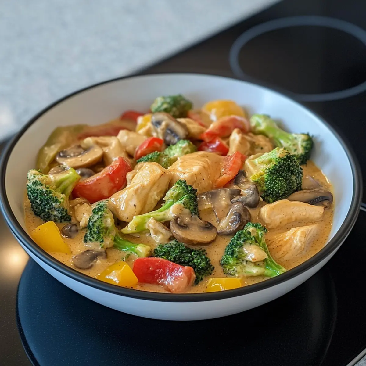 Hähnchenpfanne mit Gemüse