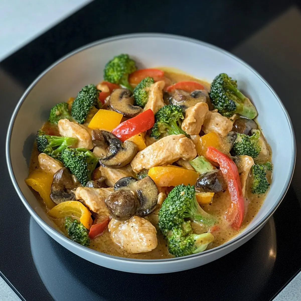 Haehnchenpfanne mit Gemuese ncvpz3