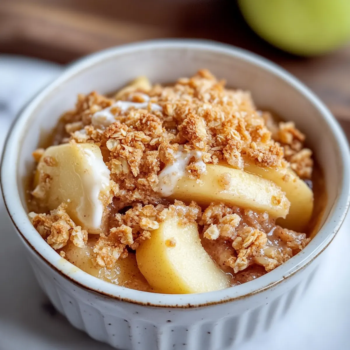 Healthy High Protein Apple Crisp db7h4r