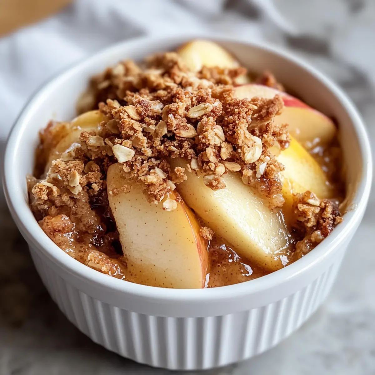 Gesunde High-Protein-Apfelstreuselkuchen