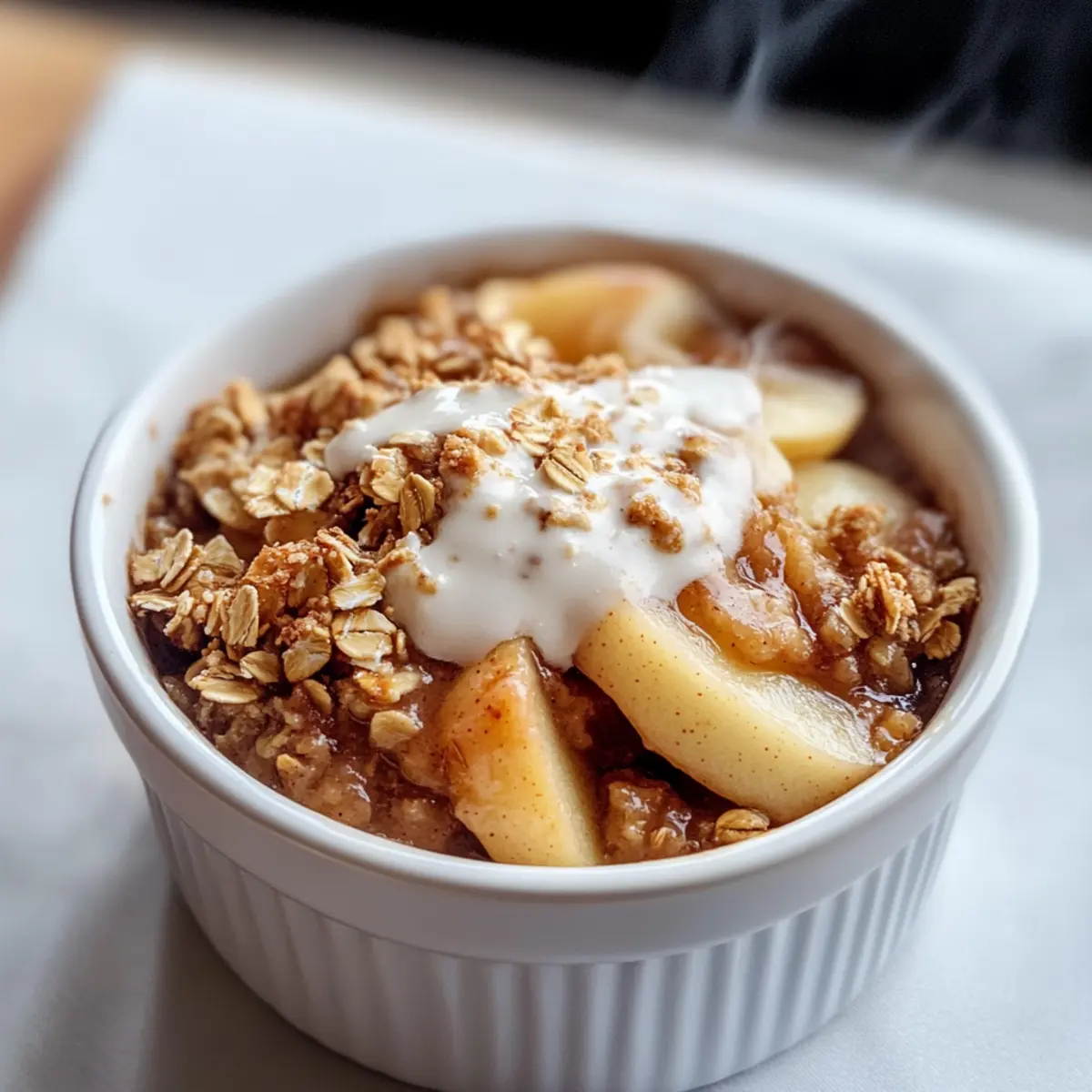 Gesunder Hochprotein-Apfel-Crisp für jeden Tag 4 Healthy High Protein Apple Crisp h3dztq