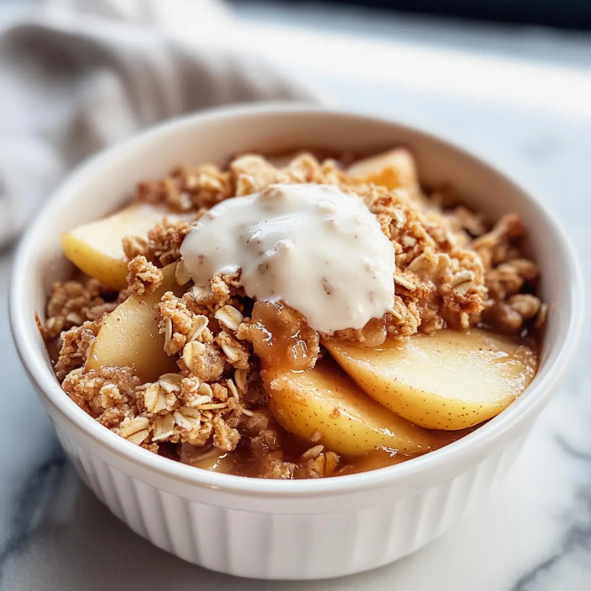 Gesunder Hochprotein-Apfel-Crisp für jeden Tag 2 Healthy High Protein Apple Crisp kikq7n