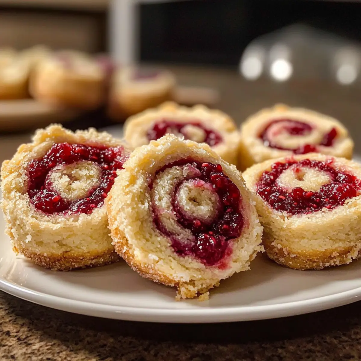 Himbeer-Mürbteig-Röllchen für süße Momente 2 Himbeer MA¼rbteig