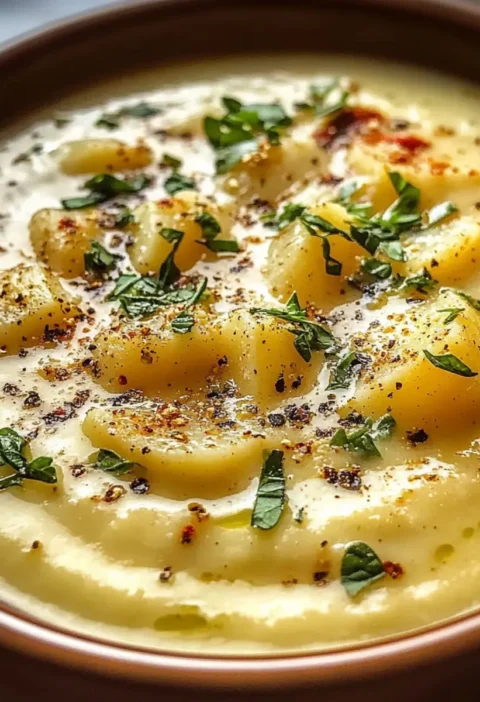 Italienische Kartoffelsuppe