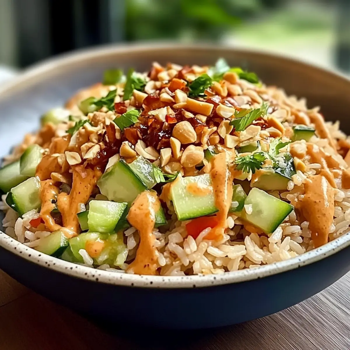 Knuspriger Satay-Reis-Salat für frische Genussmomente 2 Knuspriger Satay Reis Salat jjtjtc