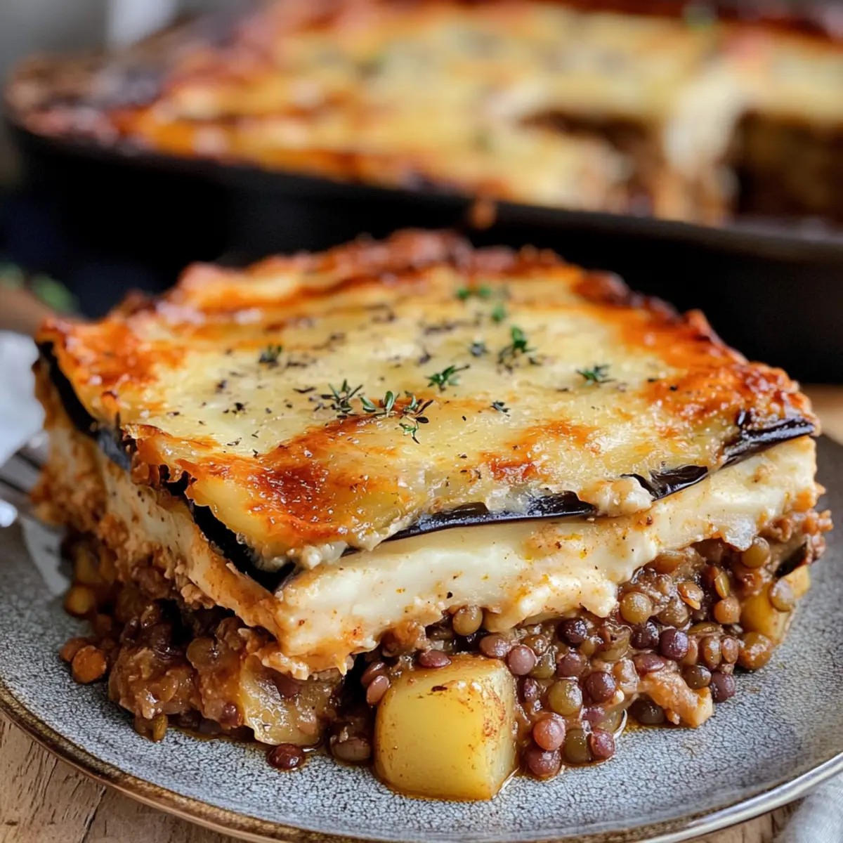 Linsen Moussaka vegan - Herzhaft und gesund genießen 2 Linsen Moussaka vegan cp8lpg