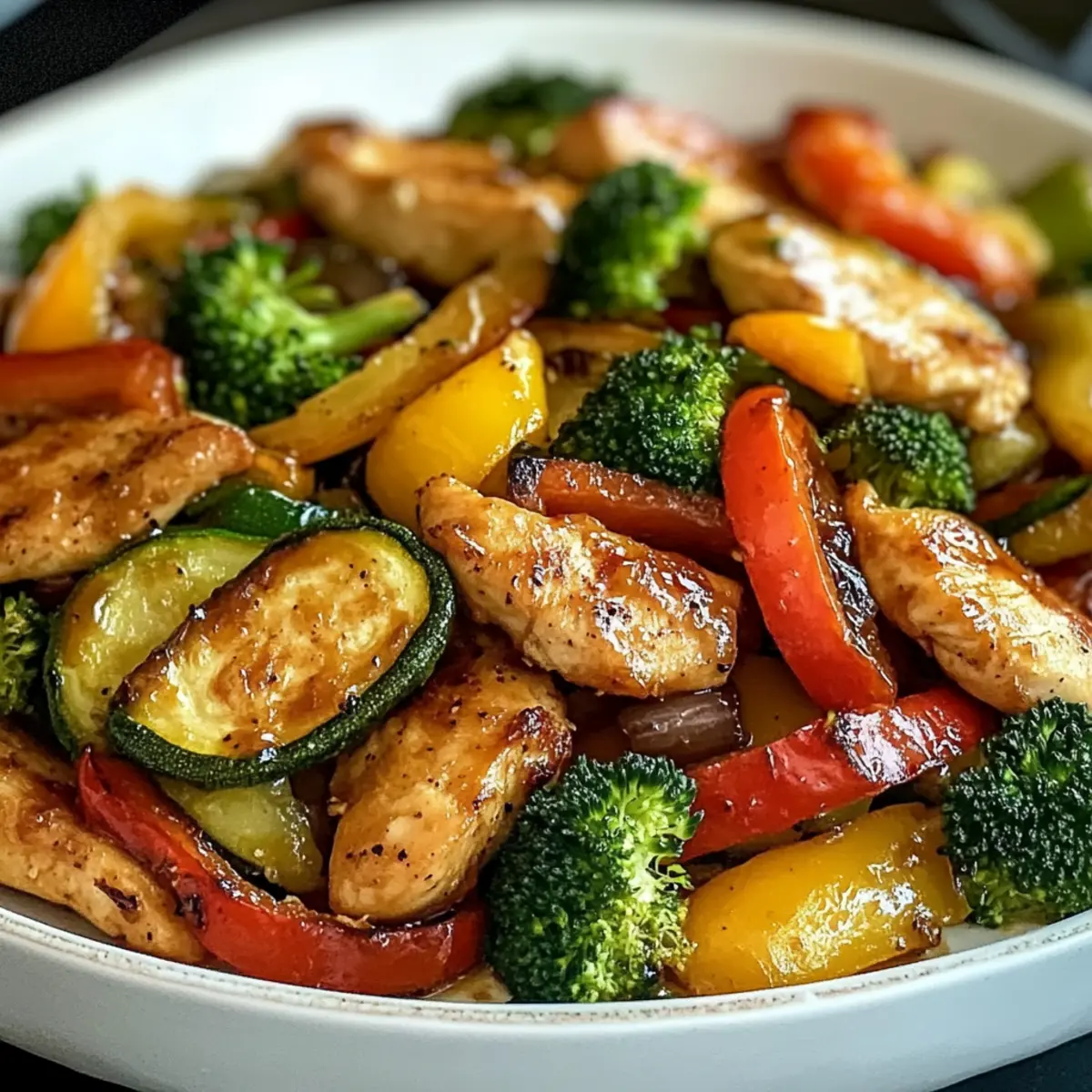 Low Carb Gemüsepfanne mit Putenstreifen 4 Low Carb GemA¼sepfanne mit Putenstreifen a3otad