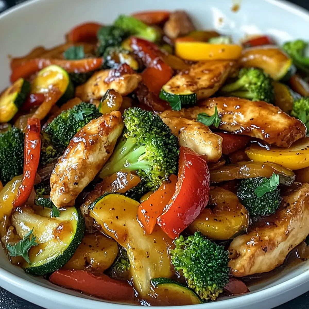 Low Carb Gemüsepfanne mit Putenstreifen 2 Low Carb GemA¼sepfanne mit Putenstreifen k4kjya