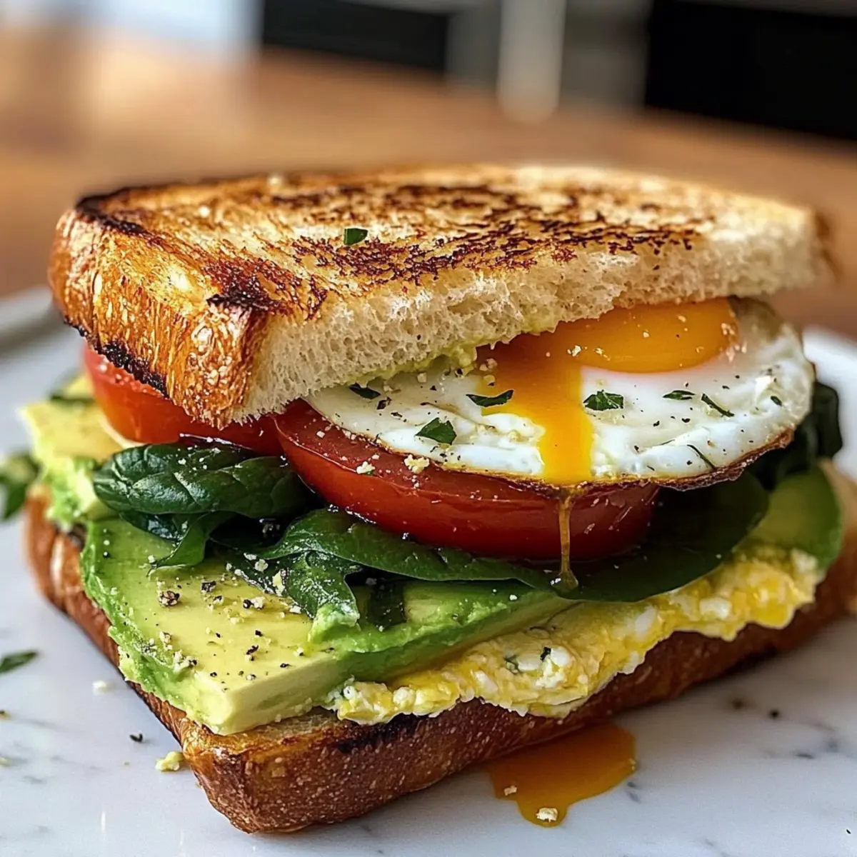 Mittelmeer Frühstücksbrötchen für den perfekten Start 4 Mediterranean Breakfast Sandwich e9uvnk