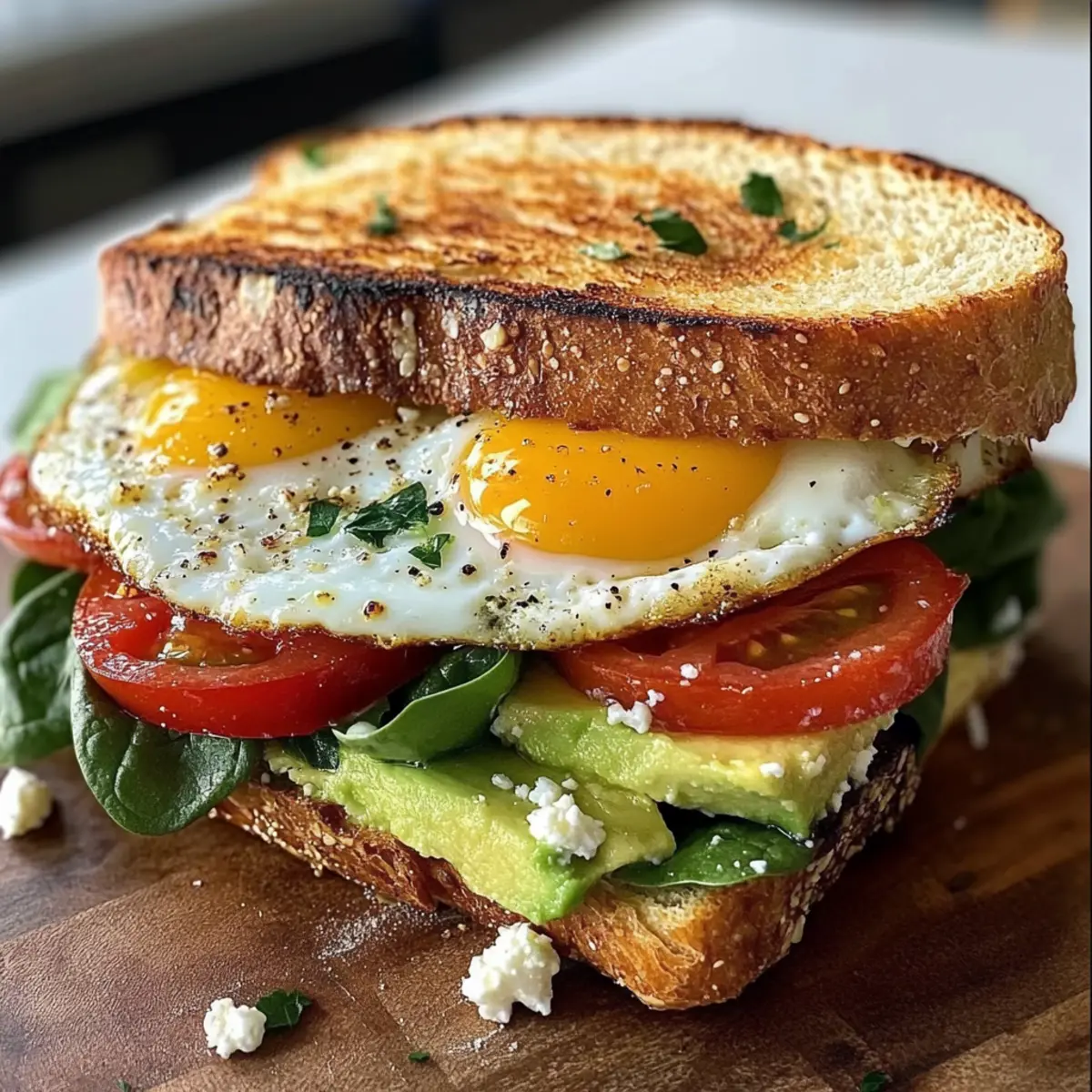 Mittelmeer Frühstücksbrötchen für den perfekten Start 3 Mediterranean Breakfast Sandwich mtag7m