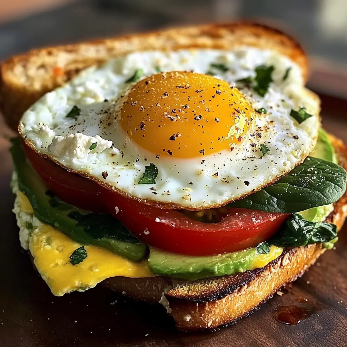 Mediterranean Breakfast Sandwich sfokd1