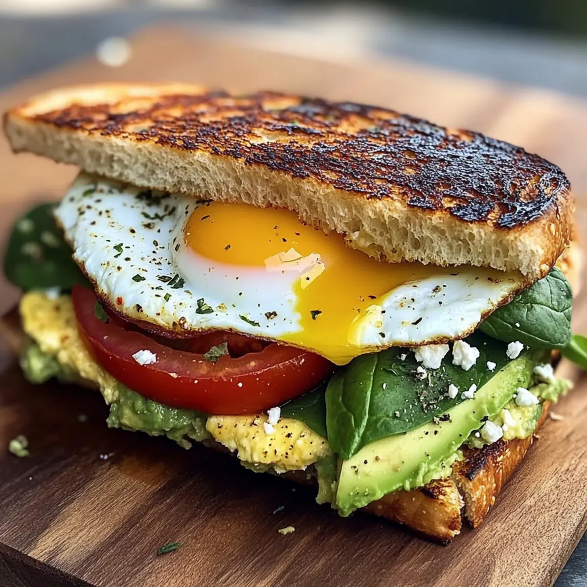 Mediterranean Breakfast Sandwich tzlpid