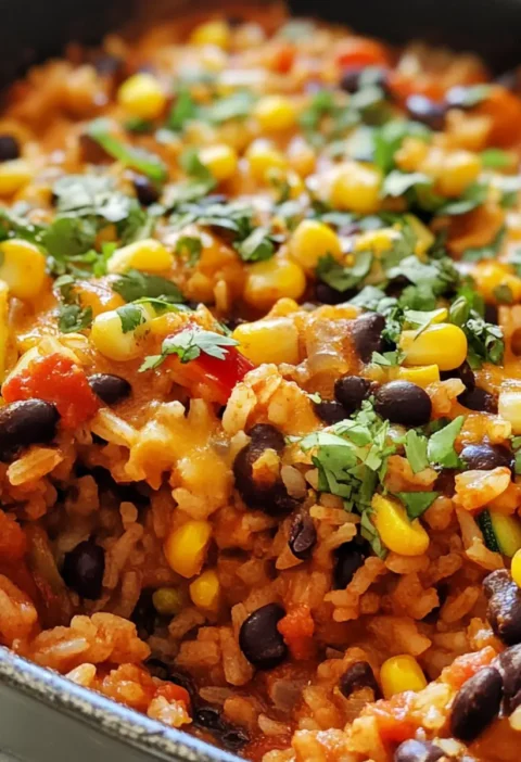 Mexikanischer Reis aus dem Ofen