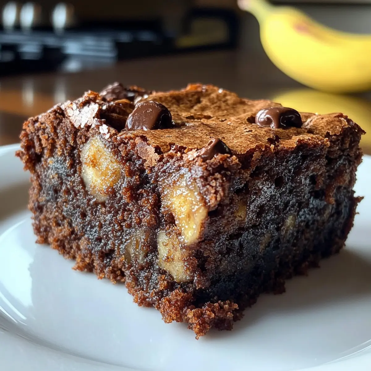 Feuchte Bananenbrot-Brownies für Schokoladenliebhaber 2