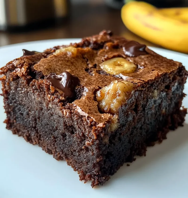 Feuchte Bananenbrot-Brownies für Schokoladenliebhaber 29 Feuchte Bananenbrot-Brownies