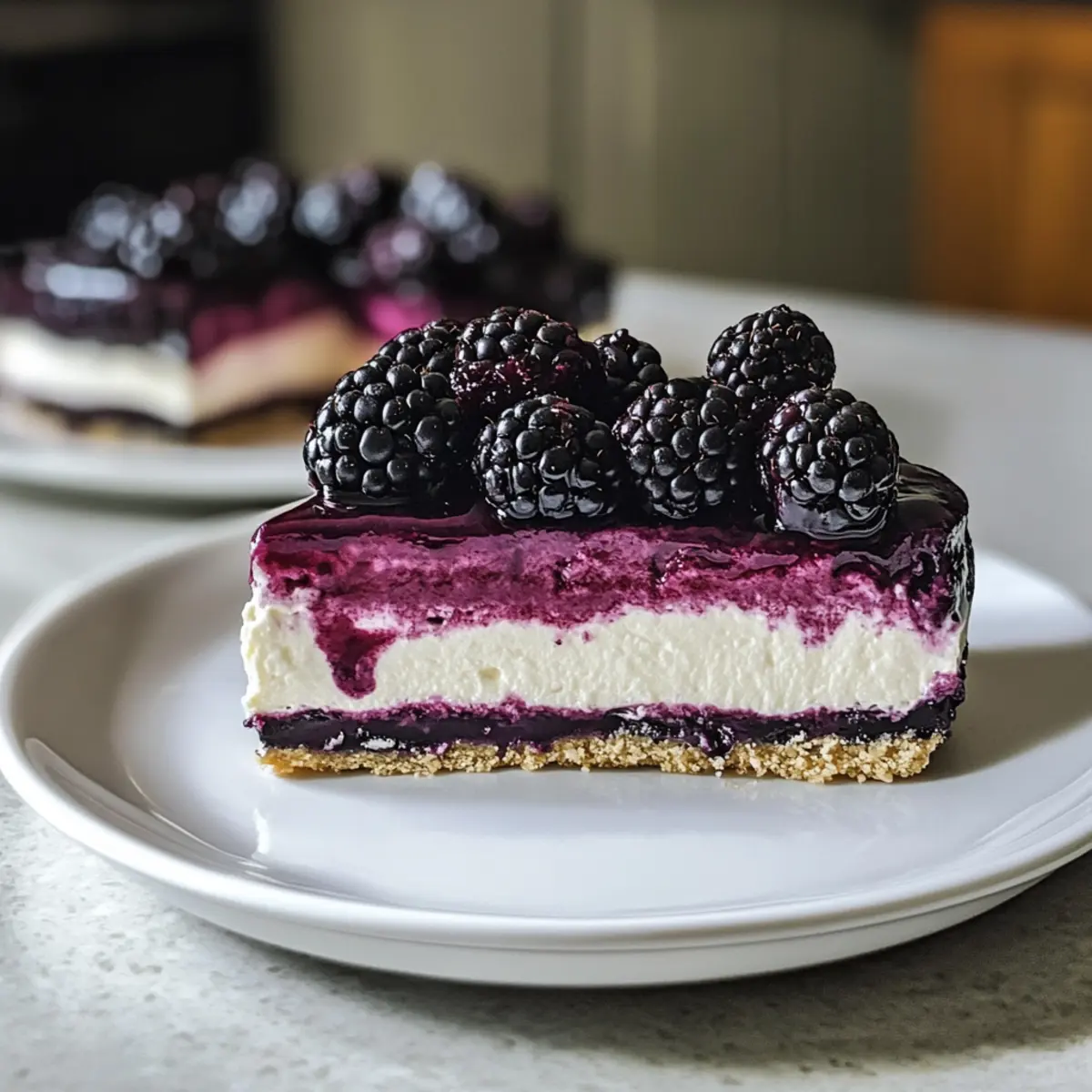 Keine Backen Brombeer-Käsekuchen für Perfekte Sommermomente 4 No Bake Blackberry Cheesecake mgmzsk