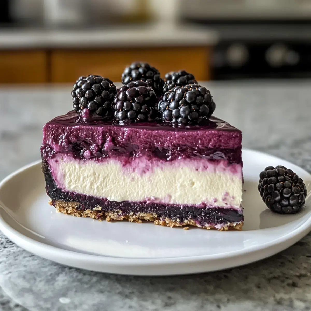 Keine Backen Brombeer-Käsekuchen für Perfekte Sommermomente 3 No Bake Blackberry Cheesecake uefw5z