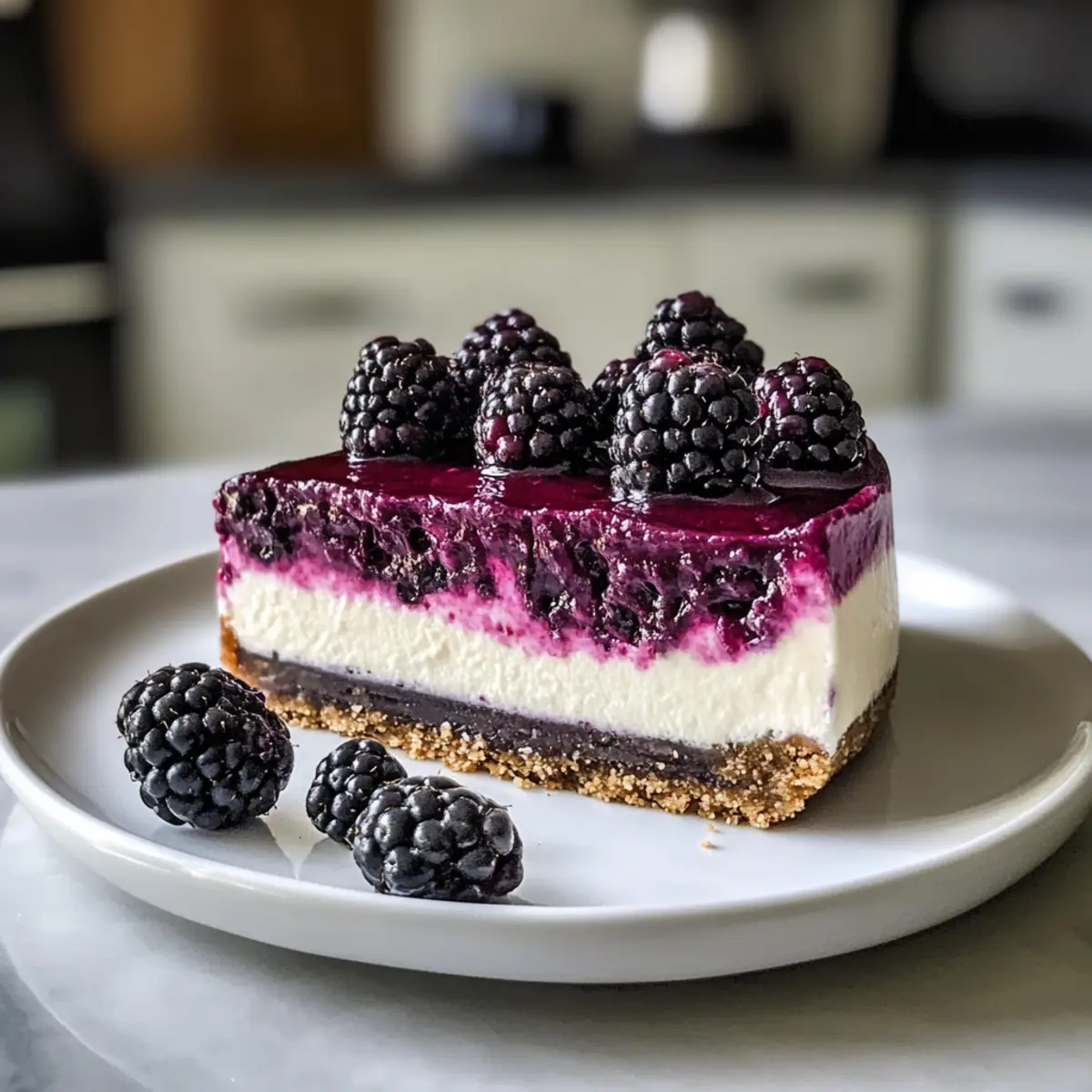 Keine Backen Brombeer-Käsekuchen für Perfekte Sommermomente 2