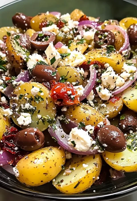 Oliven-Griechischer Kartoffelsalat