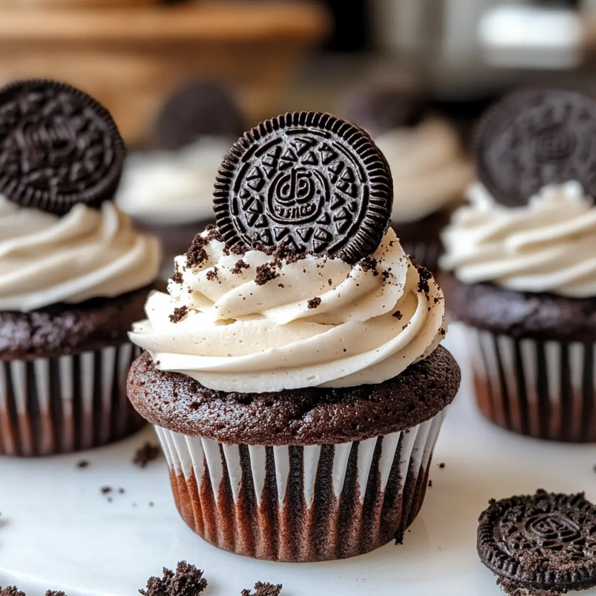 Oreo Cupcakes für den perfekten Genuss 3 Oreo Cupcakes ermn0s