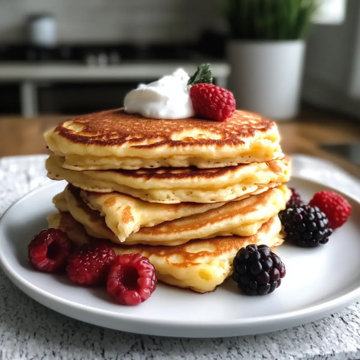 Quark-Pfannkuchen ohne Mehl für ein gesundes Frühstück 2 Quark Pfannkuchen ohne Mehl tehej5