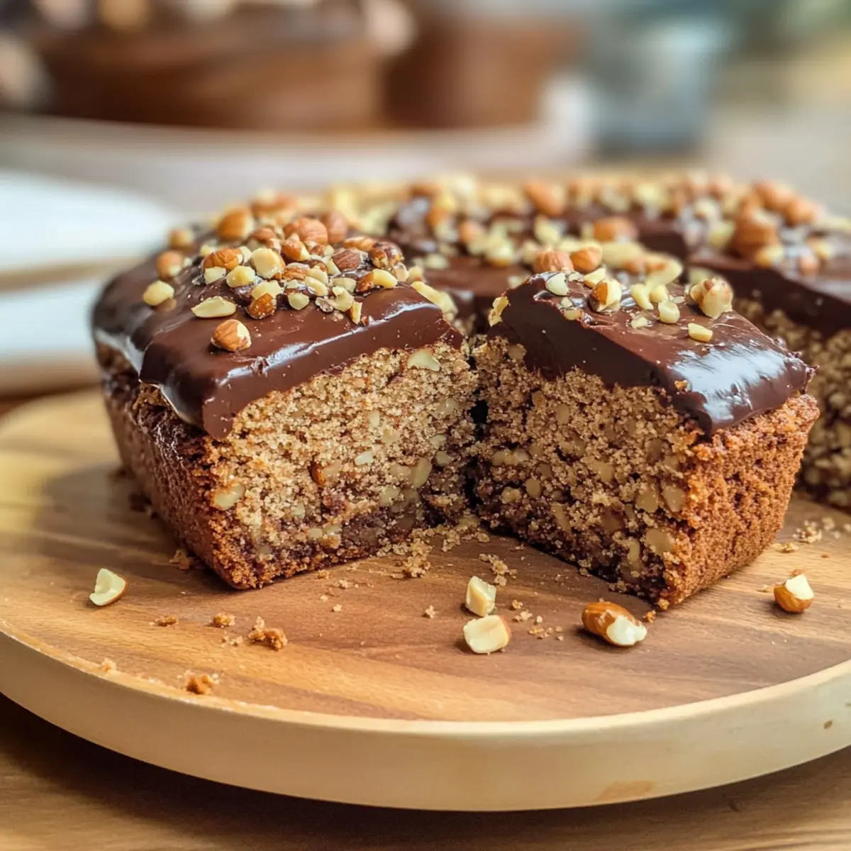 Schneller saftiger Nusskuchen vom Blech für jeden Anlass 3