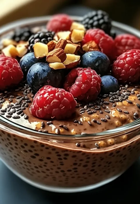 Schokoladen Chia Pudding