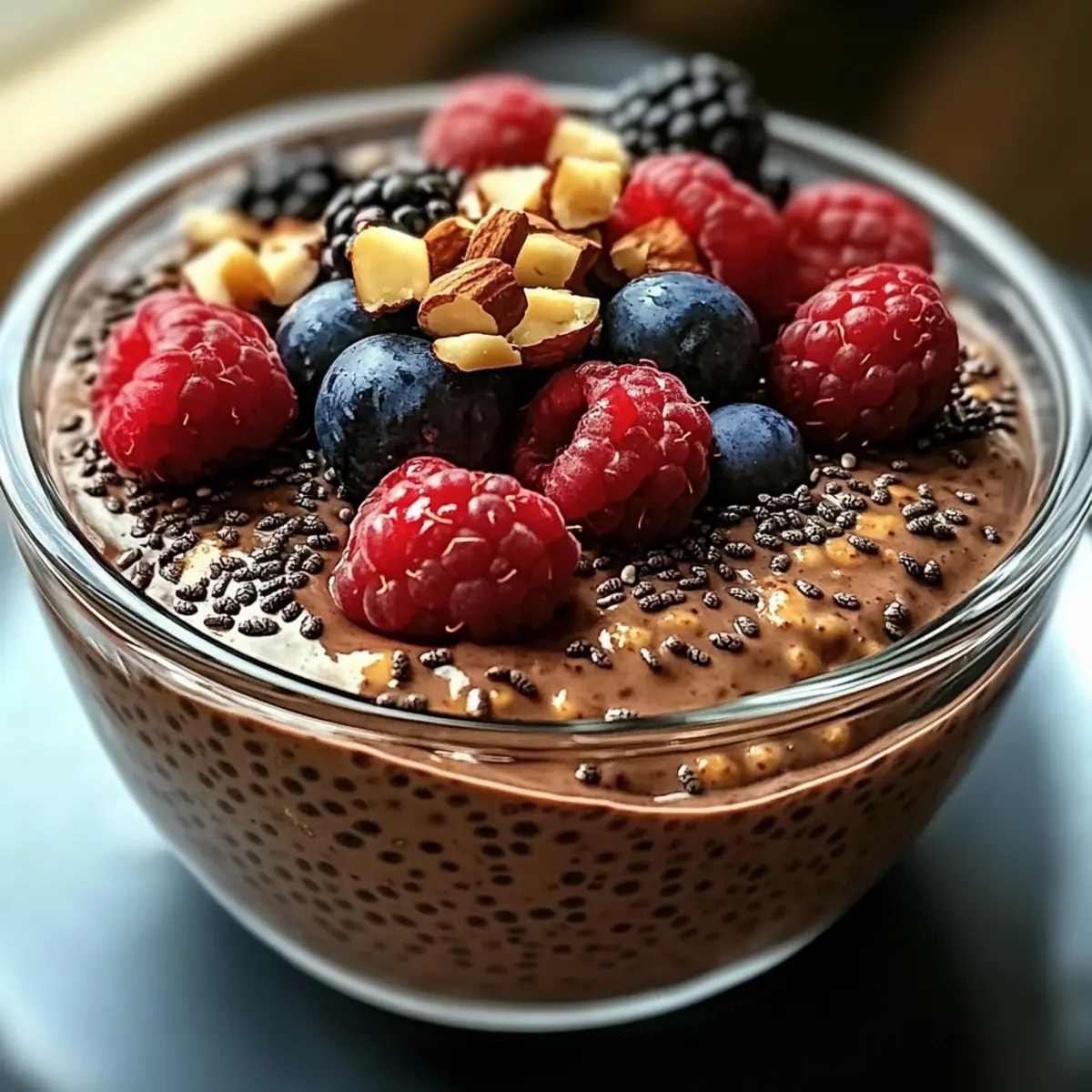 Schokoladen Chia Pudding für Verwöhnmomente 5 Schokoladen Chia Pudding