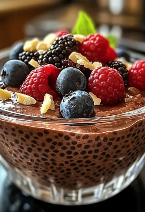 Schokoladen Chia Pudding