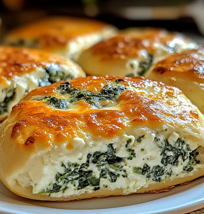 Spinat Hüttenkäse Flagels für gesunde Snacks 25 Spinat Hüttenkäse