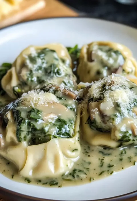 Spinatknödel als Hauptgericht