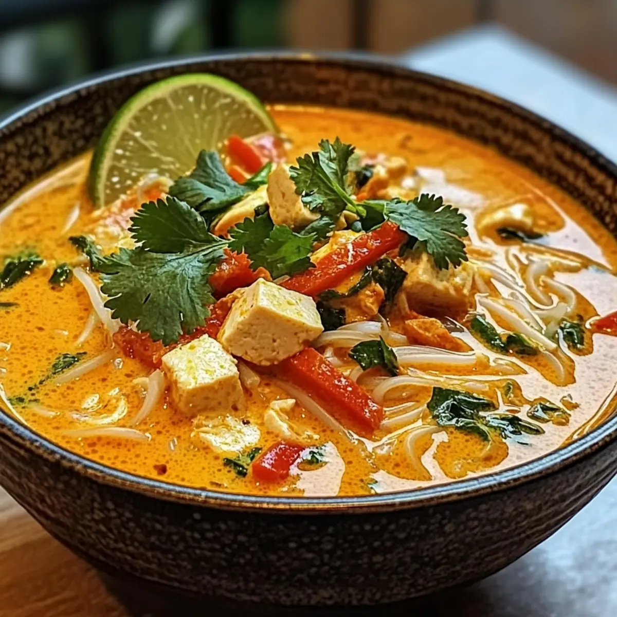 Thailändische Kokos-Curry-Nudelsuppe ganz einfach selbst gemacht 2 ThailA¤ndische Kokos Curry Nudelsuppe pkp2eg