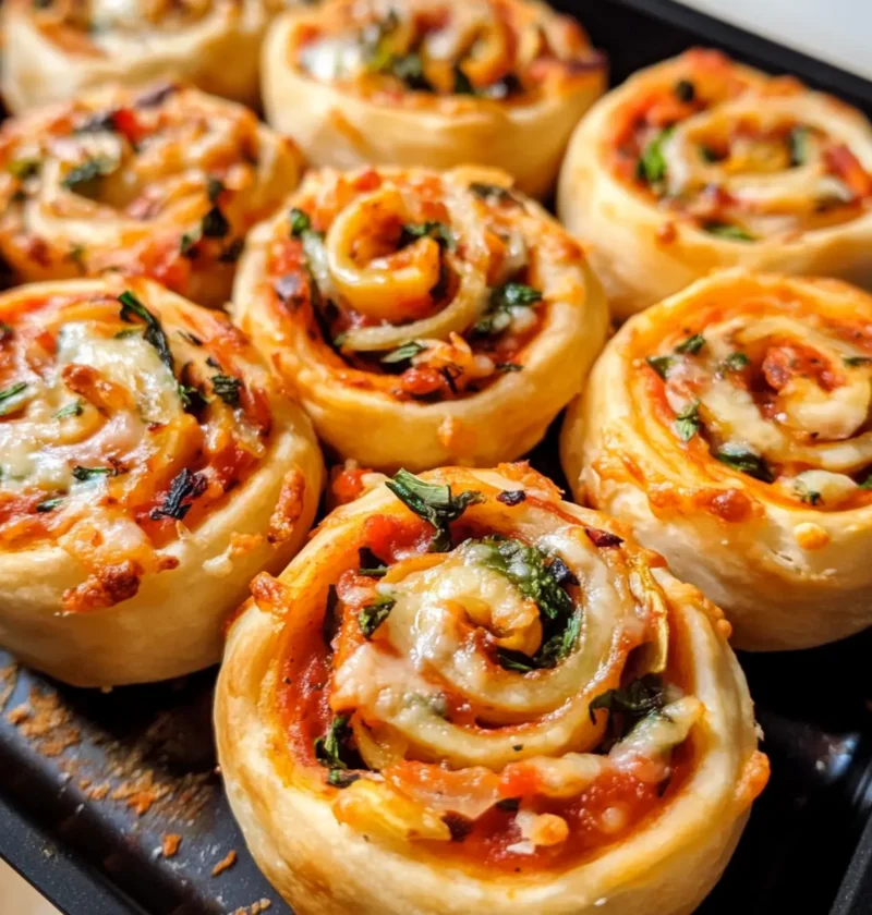 Veganische Pizza-Rollen