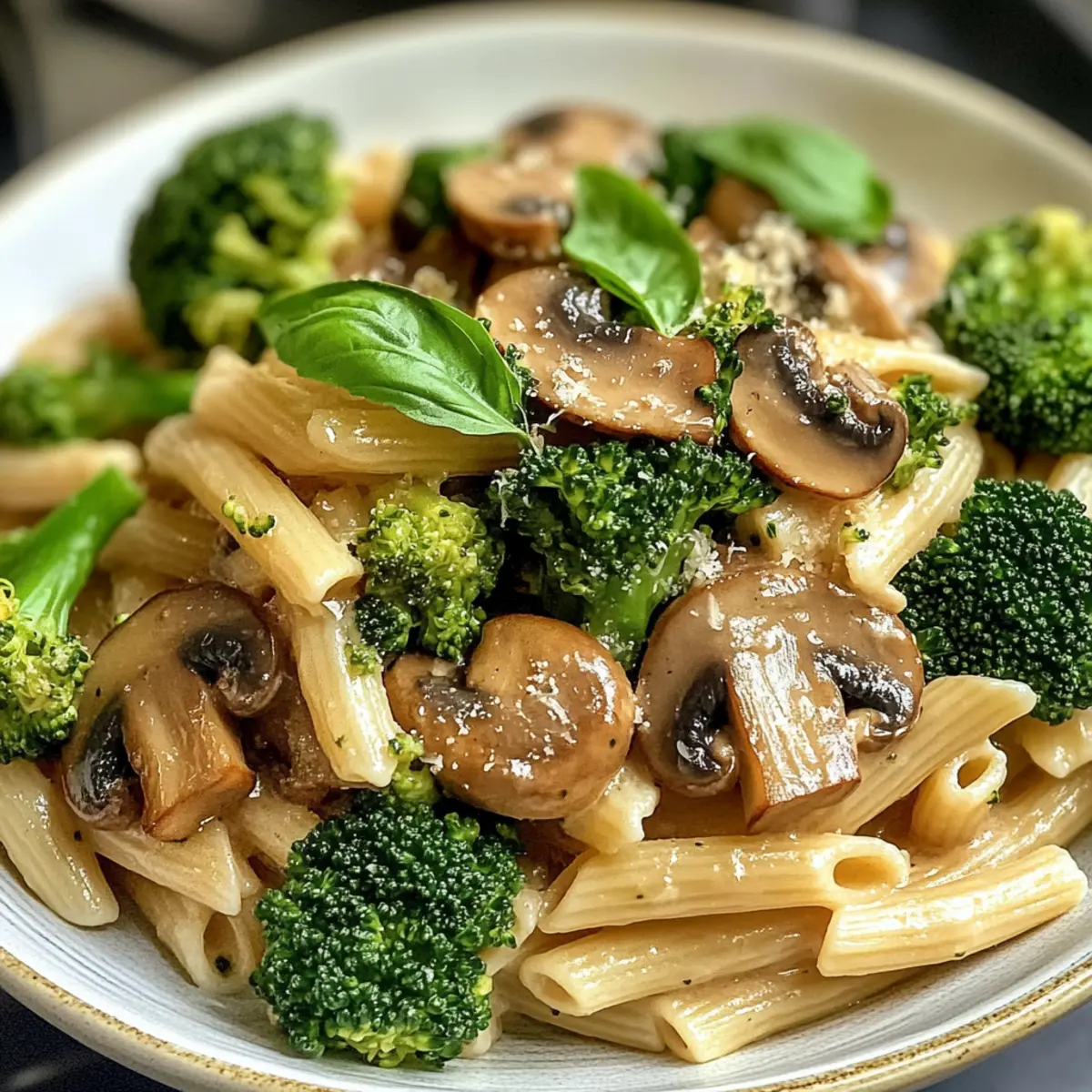 Vegane Pilz-Brokkoli-Pasta für den perfekten Abend 5 Vegane Pilz-Brokkoli-Pasta